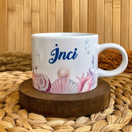 İnci Temalı Kişiye Özel Elit Kupa