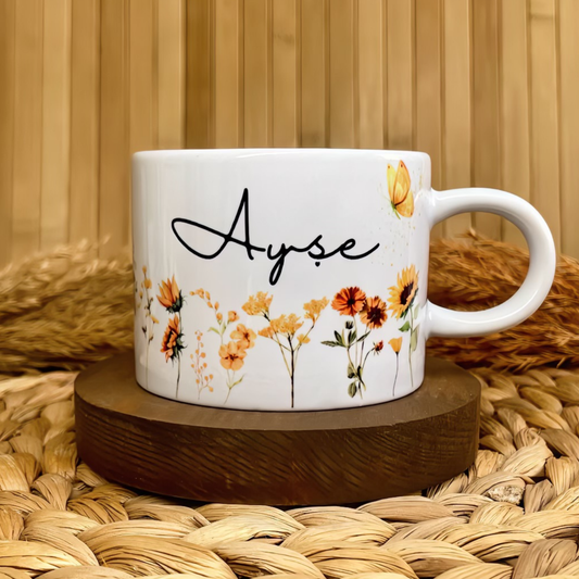 Güneş Bahçesi Temalı Kişiye Özel Elit Kupa