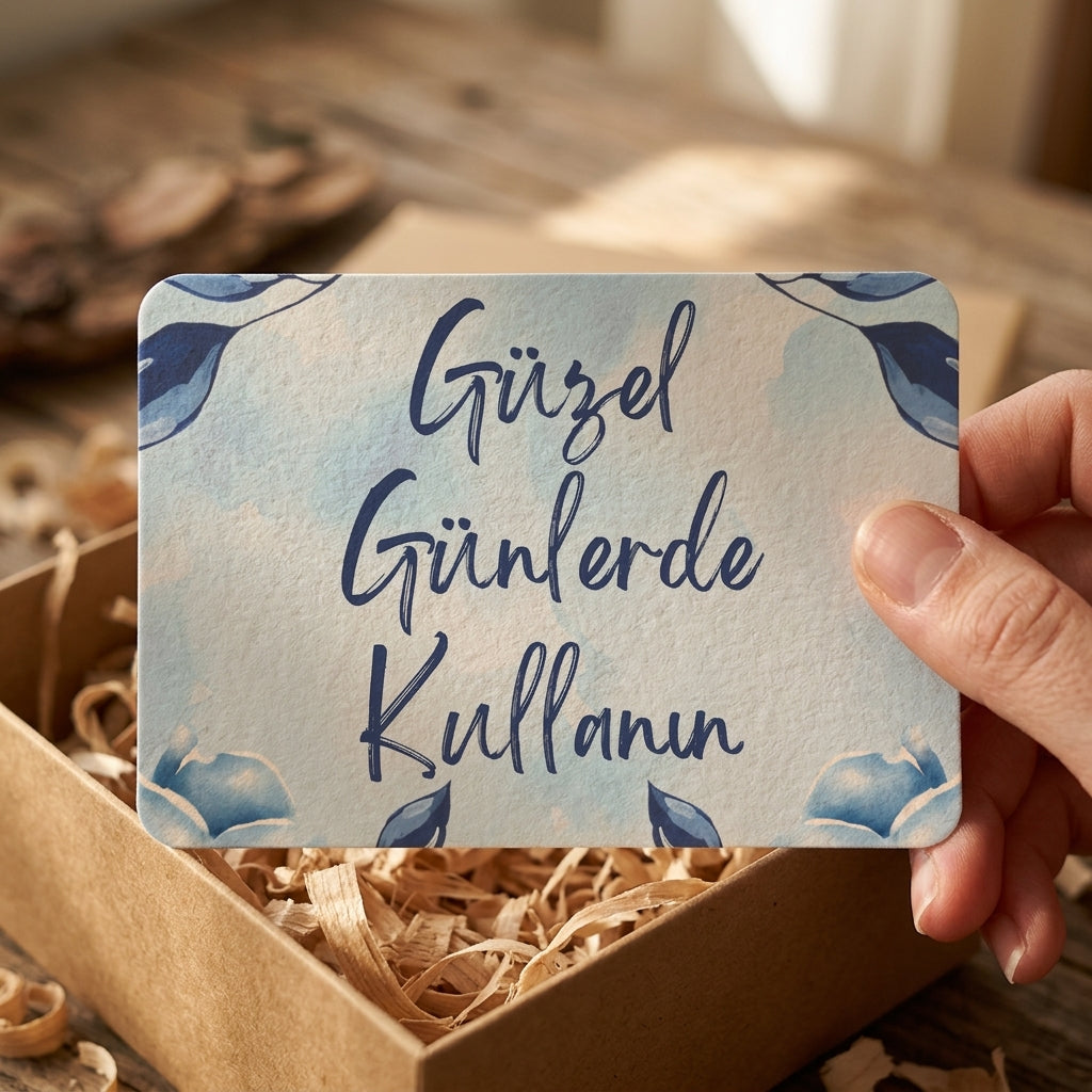 Not kartı ekle - (1 adet not kartı 1 ürün için geçerlidir)