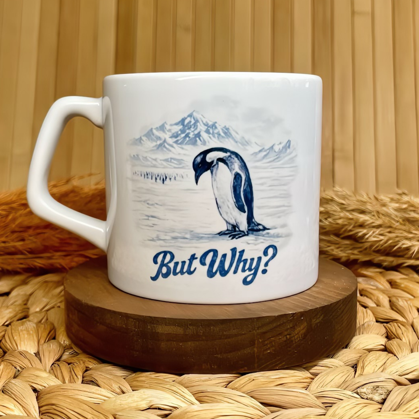 Nihilist Penguen Tasarımlı Lüks Kupa