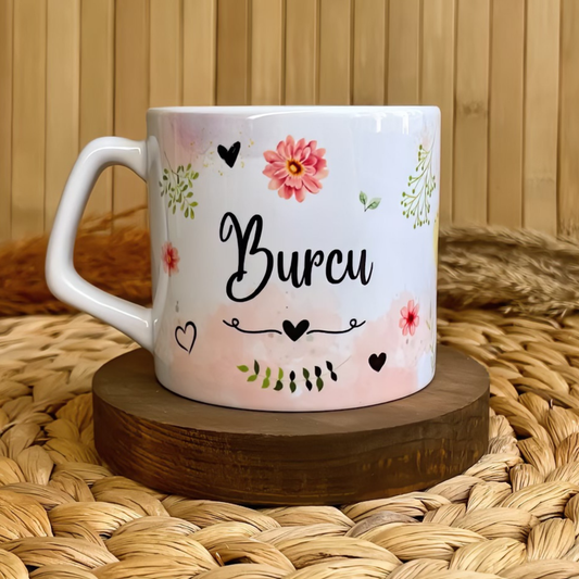 Düş Bahçesi Temalı Kişiye Özel Lüks Kupa