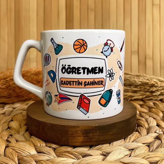 Öğretmen Eğitim Temalı Kişiye Özel Lüks Kupa