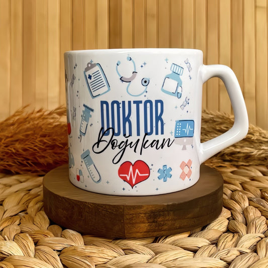 Doktor Temalı Kişiye Özel Lüks Kupa
