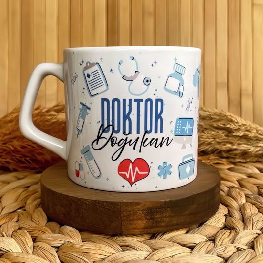 Doktor Temalı Kişiye Özel Lüks Kupa