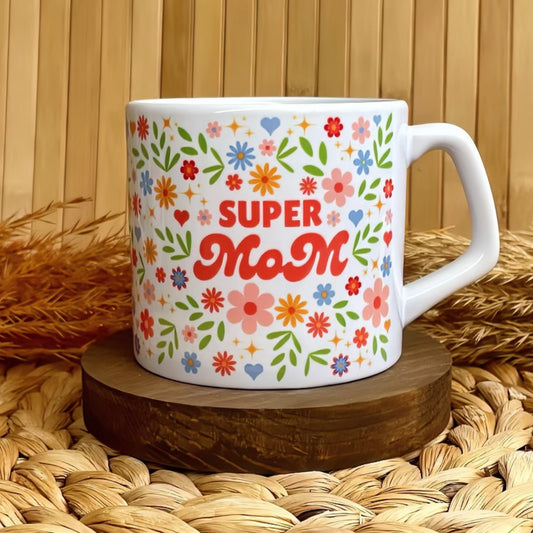 Super Mom Anneler Günü Temalı Lüks Kupa