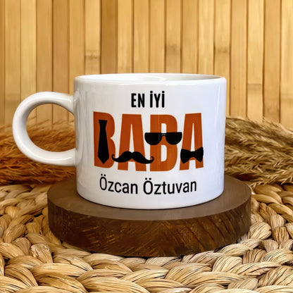 Babalar Günü Temalı Kişiye Özel Elit Kupa