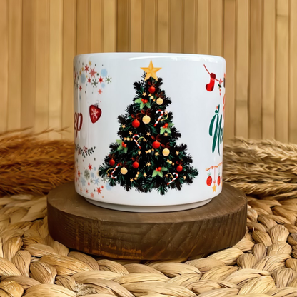 Yılbaşı Temalı Kişiye Özel İsimli Happy New Year Porselen T Kupa - Sparkle