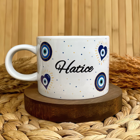 Nazar Temalı Kişiye Özel Elit Kupa