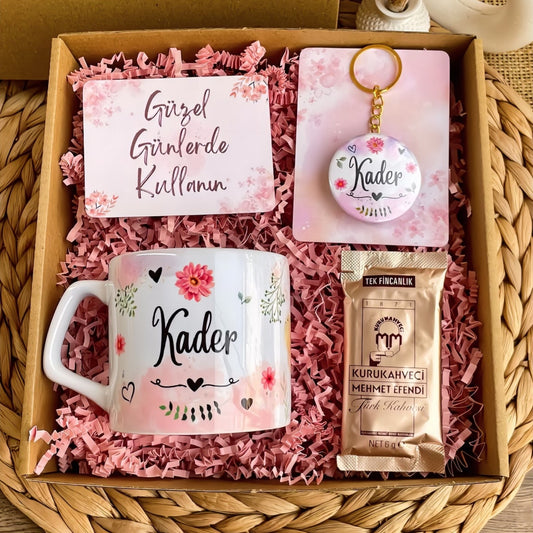 Düş Bahçesi – Lüks Kupa ve Anahtarlık Hediye Kutusu