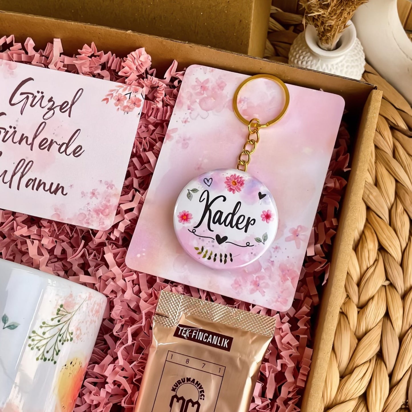 Düş Bahçesi – Lüks Kupa ve Anahtarlık Hediye Kutusu