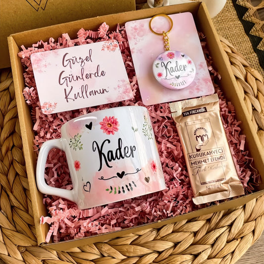 Düş Bahçesi – Lüks Kupa ve Anahtarlık Hediye Kutusu