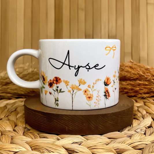 Güneş Bahçesi Temalı Kişiye Özel Elit Kupa