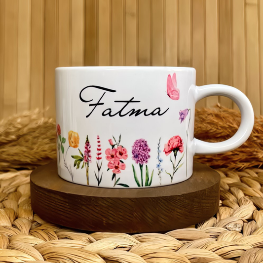 Renkli Harmoni Temalı Kişiye Özel Elit Kupa