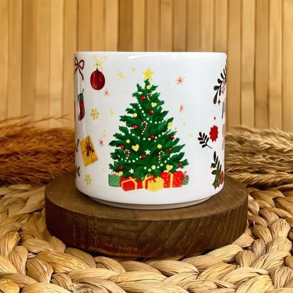 Yılbaşı Temalı Kişiye Özel İsimli Porselen T Kupa - Joy