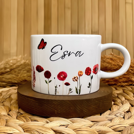 Kırmızı Düş Temalı Kişiye Özel Elit Kupa