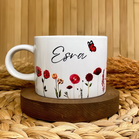 Kırmızı Düş Temalı Kişiye Özel Elit Kupa