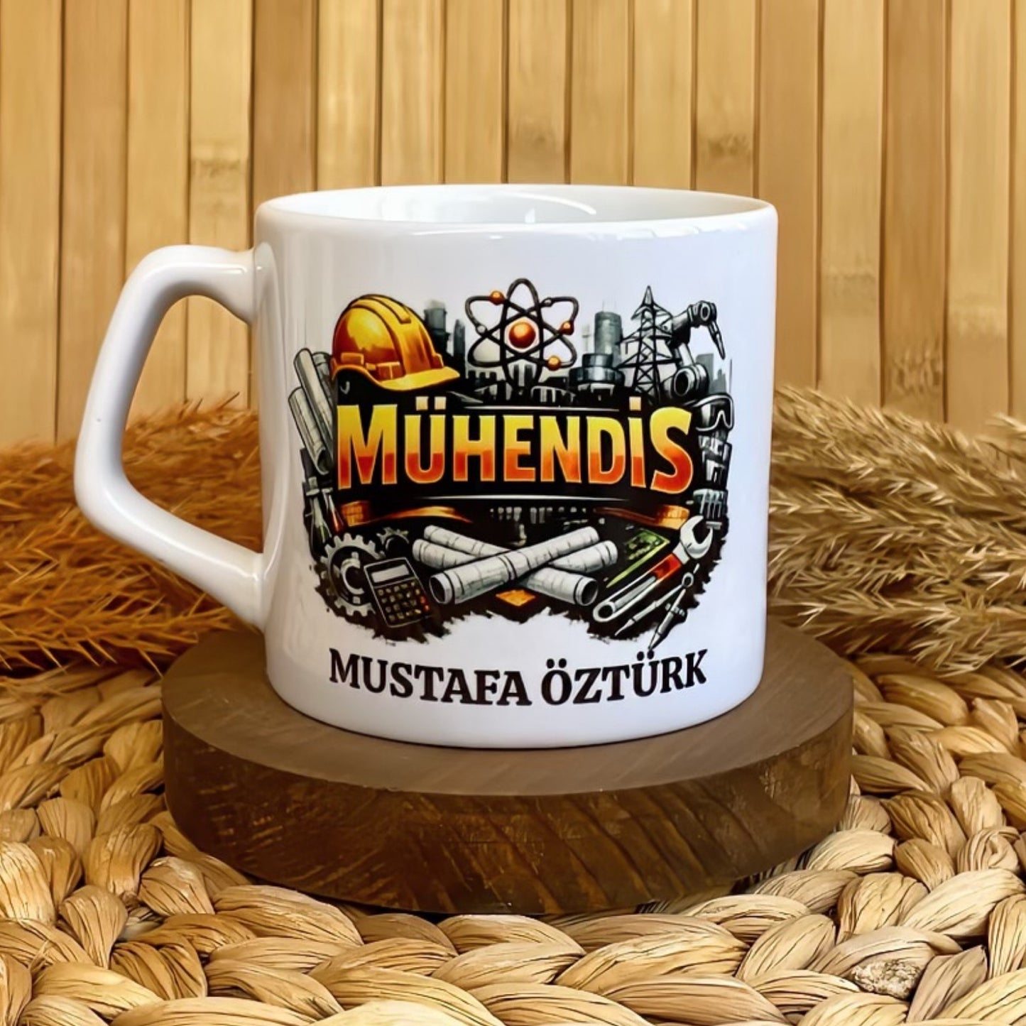 Mühendis Temalı Kişiye Özel Lüks Kupa