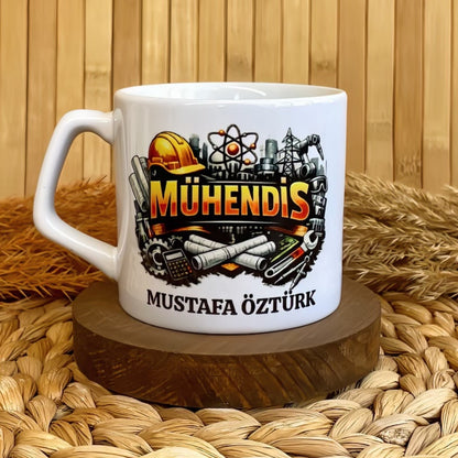 Mühendis Temalı Kişiye Özel Lüks Kupa