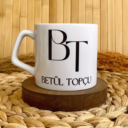 Baş Harf Temalı Kişiye Özel Lüks Kupa