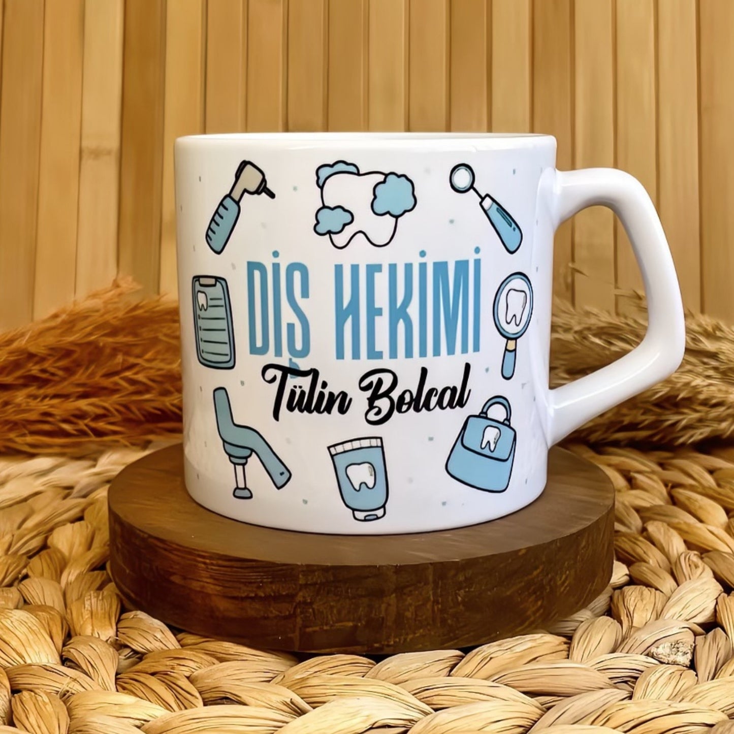Diş Hekimi Temalı Kişiye Özel Lüks Kupa