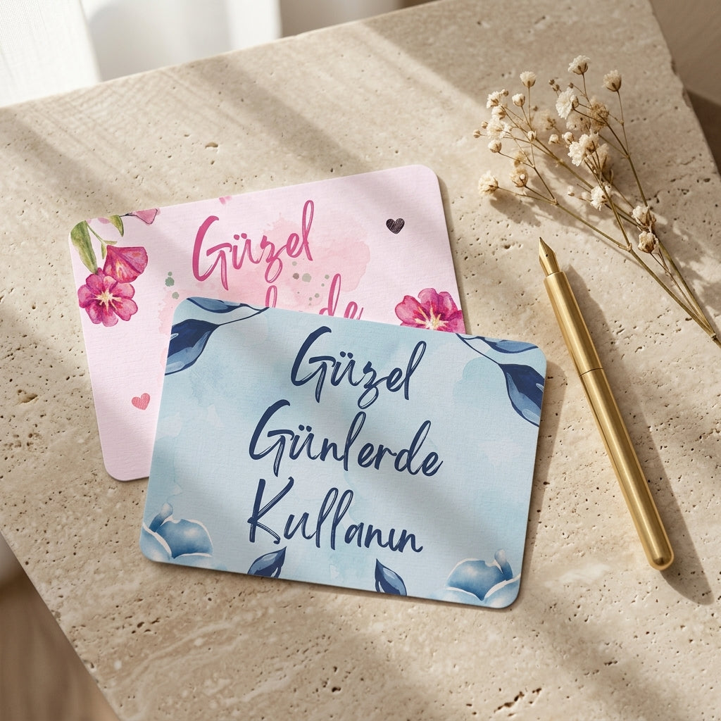 Not kartı ekle  - (1 adet not kartı 1 ürün için geçerlidir)